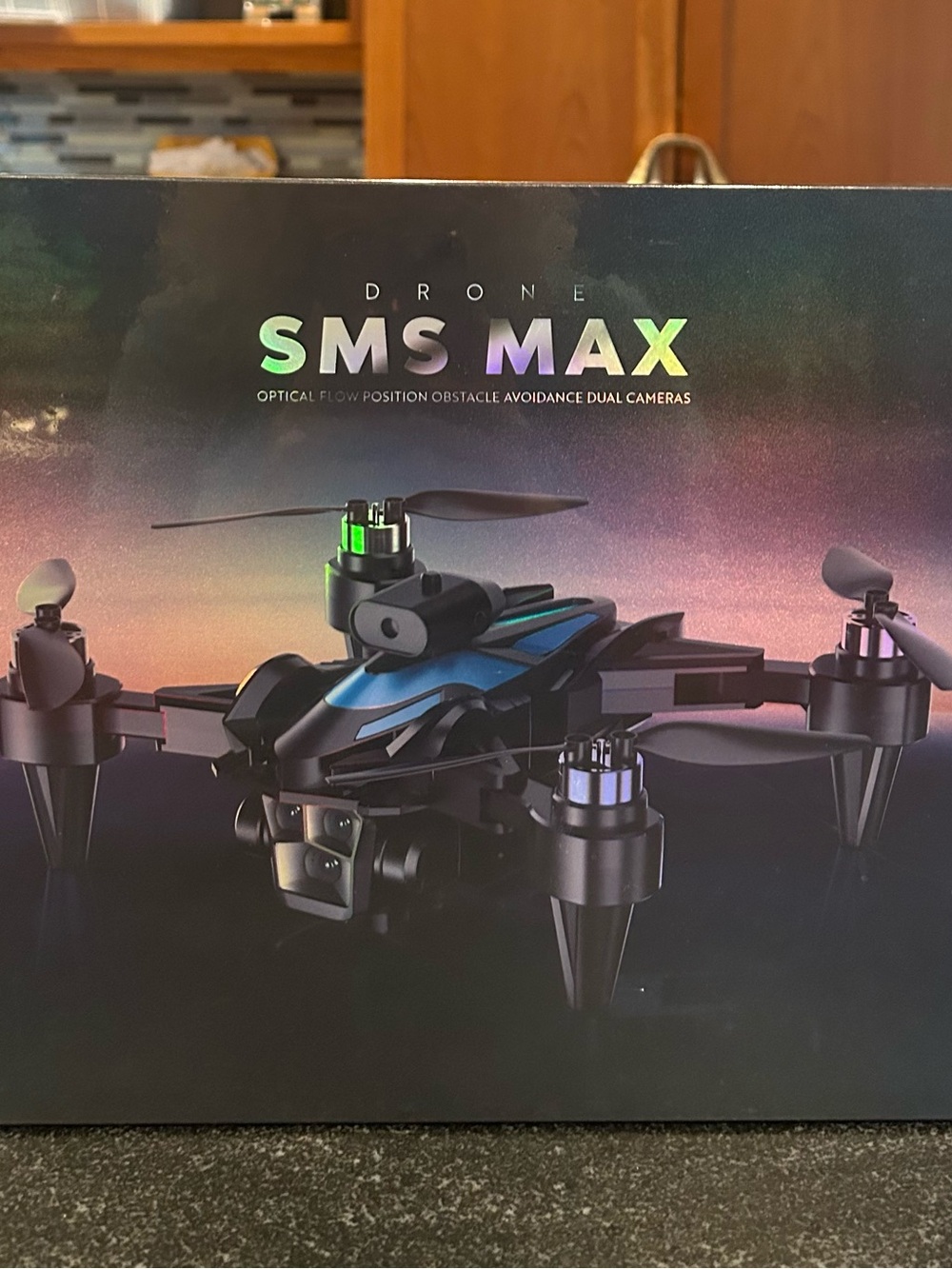 SMS MAX Drone with Dual Cameras - Black & Blue